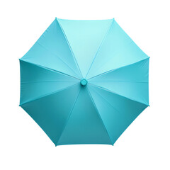Elegant Compact Beach Umbrella with a Refined Minim Isolated on Transparent Background
