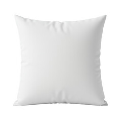 White pillow isolated on transparent background for mockup, design, and presentation.