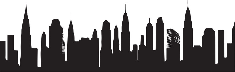 skyline silhouette vector