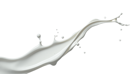 Milk Liquid Ingredient Splashing In Motion