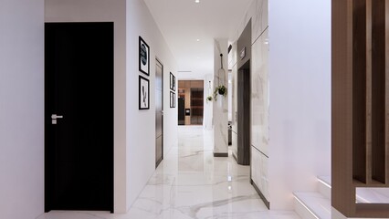 corridor in hotel