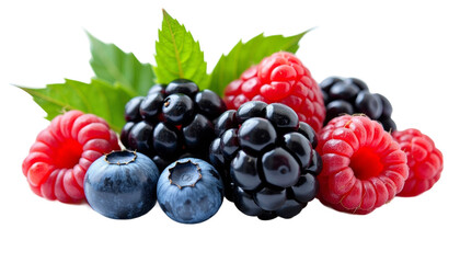 Fruit Mix Of Blueberry Blackberry Cranberry Raspberry