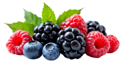 Fruit Mix Of Blueberry Blackberry Cranberry Raspberry