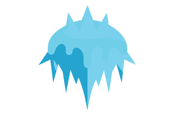 vector illustration of a blue dragon