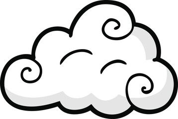 Cloud Vector Icon Set – Flat, Silhouette, Line, and Cute Styles, Weather, Tech, Cute, and Silhouette