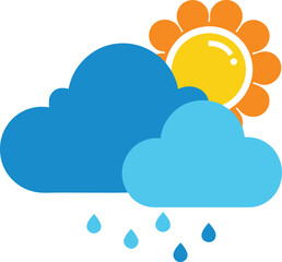 Cloud Vector Icon Set – Flat, Silhouette, Line, and Cute Styles, Weather, Tech, Cute, and Silhouette