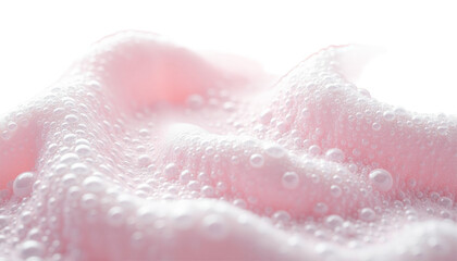 Fototapeta premium Fluid Pink Liquid Drop Close-Up Texture