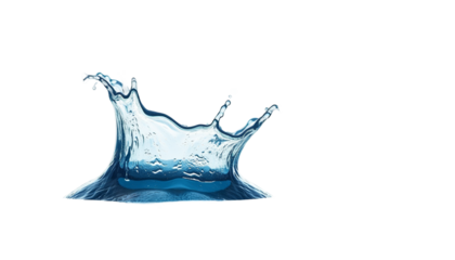 Fluid Drop Close-Up Of Drinking Water Splash