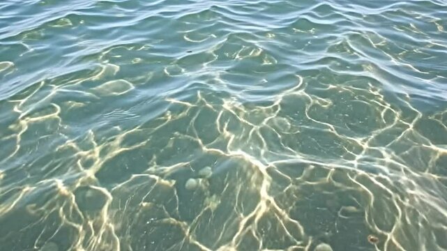 water appears pristine and inviting, possessing a natural clarity that reveals the underwater topography.