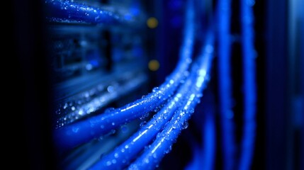 Water Droplets on Cooling Pipes in a Server Room Environment