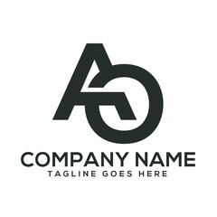 Initial AO or OA creative, Modern, and Elegant Vector Logo Design Templates for luxury businesses