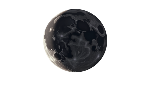 Astronomical Object Waning Crescent Moon Phase Image