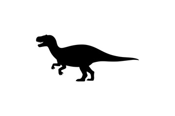Dinosaur silhouette prehistoric animal jurassic
