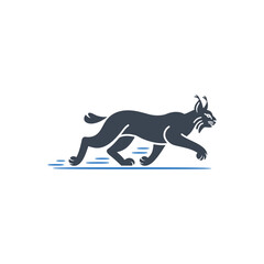Running Lynx Wildlife Icon