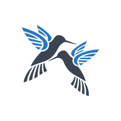 Flying Hummingbirds Icon