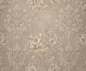 Subtle damask with delicate floral details, classical wallpaper design,  classical,  background image