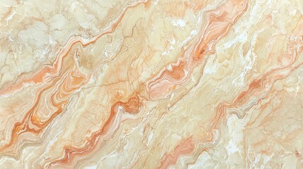 Fototapeta premium Soft, pastel marbling with delicate streaks of cream, peach, and blush