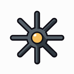 Obraz premium hightech explosive device with yellow core