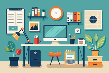 
High-end modern office meeting room with floor-to-ceiling glass windows offering a panoramic city skyline view. The stylish interior features a large wooden conference table, contemporary leather cha