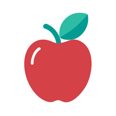 Red Apple Illustration