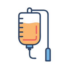 Intravenous (IV) Drip Bag Illustration