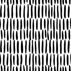 Black and White Vertical Stripe Pattern Seamless Texture