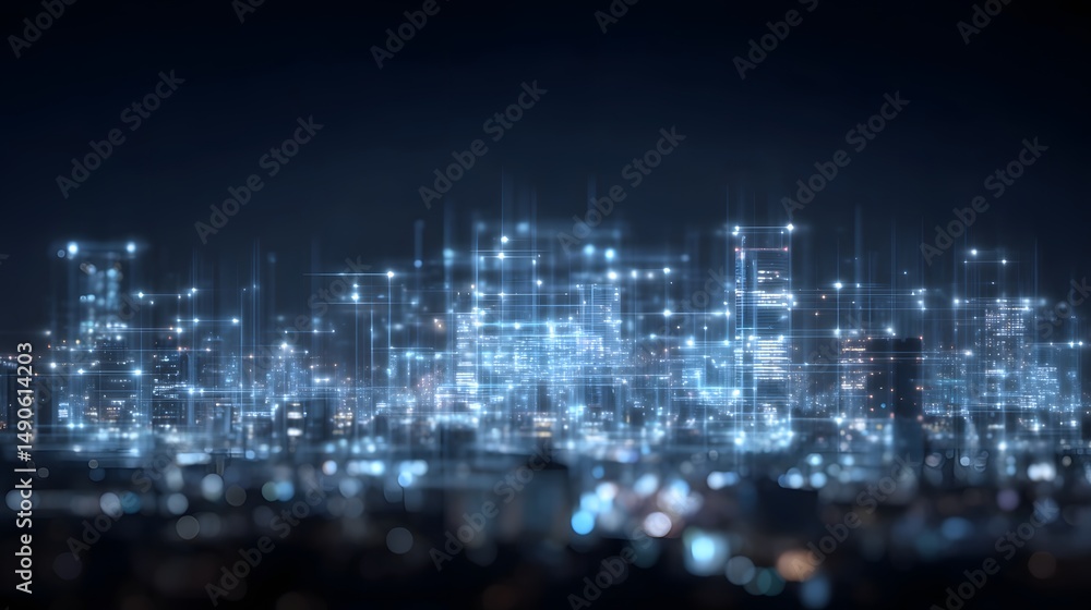 Poster digital transformation strategy for optimizing and automating business processes data management and