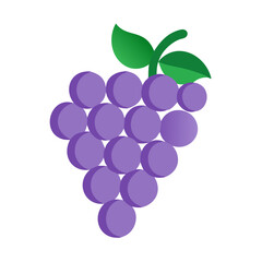 Cartoon Grape Illustration