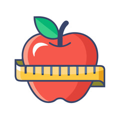 Healthy Eating and Weight Loss Icon