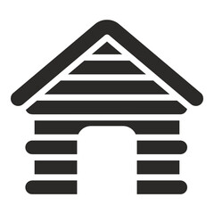 Cabin icon glyph