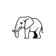 Fototapeta premium elephant vector illustration