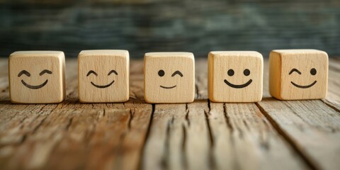 Survey showing NPS (Net Promoter Score) score trend Stock photo