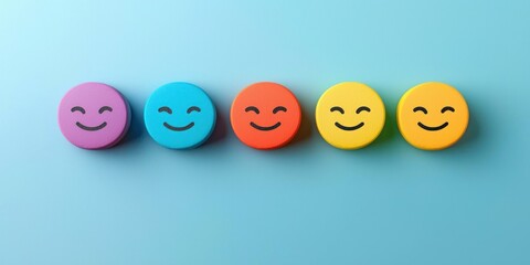 Survey showing NPS (Net Promoter Score) score trend Stock photo