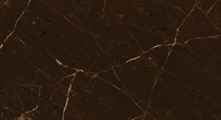 Brown marble texture background, luxury stone surface with veins for interior design, stone slab surface