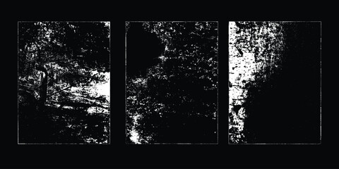 Grunge Urban Backgrounds set.Texture Vector.Dust Overlay Distress Grain ,Simply Place illustration over any Object to Create grungy Effect .abstract,splattered , dirty, texture for your design
