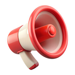 megaphone on white background