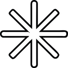 Asterisk Symbol Icon