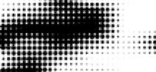 Retro Halftone Gradient Lines Background , A retro halftone gradient with black dots forming wave-like lines, evoking analog distortion and visual movement. Suitable for tech and vintage designs.