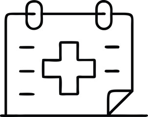 Medical Appointment Calendar Icon