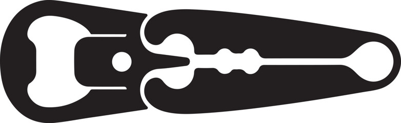 Bottle Opener and Clothes Peg Combination Icon