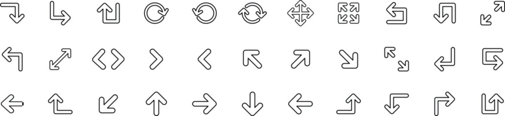 User Interface Line Icons. Editable Stroke, Small User Interface Line Icons Editable Stroke