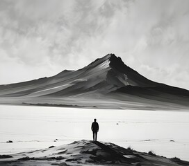 mountain landscape in the morning