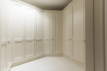 white background corner cabinet detail