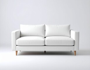 Fototapeta premium sofa isolated on white background