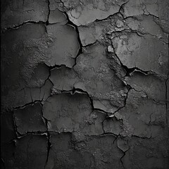 Obraz premium Cracked Dark Surface