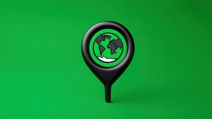 A golf ball resting on a vibrant green background symbolizing precision and focus in the remittance ecosystem