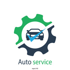 abstrack vectot logo ,auto service 