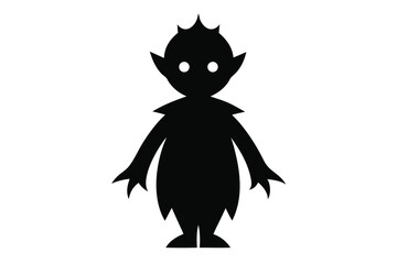 black and white cartoon bird