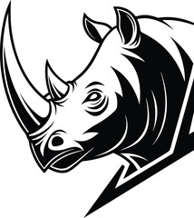 black and white wolf