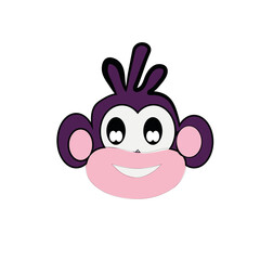 cute monkey,i llustration cartoon